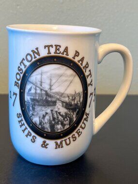 Boston Tea Party Ships & Museum Souvenir Cup Mug ~ American Revolution ~ History